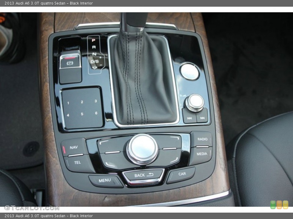 Black Interior Controls for the 2013 Audi A6 3.0T quattro Sedan #68238841