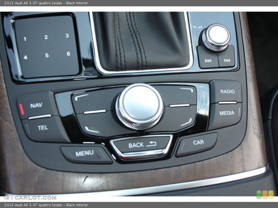 Black Interior Controls for the 2013 Audi A6 3.0T quattro Sedan #68238850