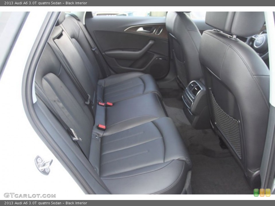 Black Interior Rear Seat for the 2013 Audi A6 3.0T quattro Sedan #68238878