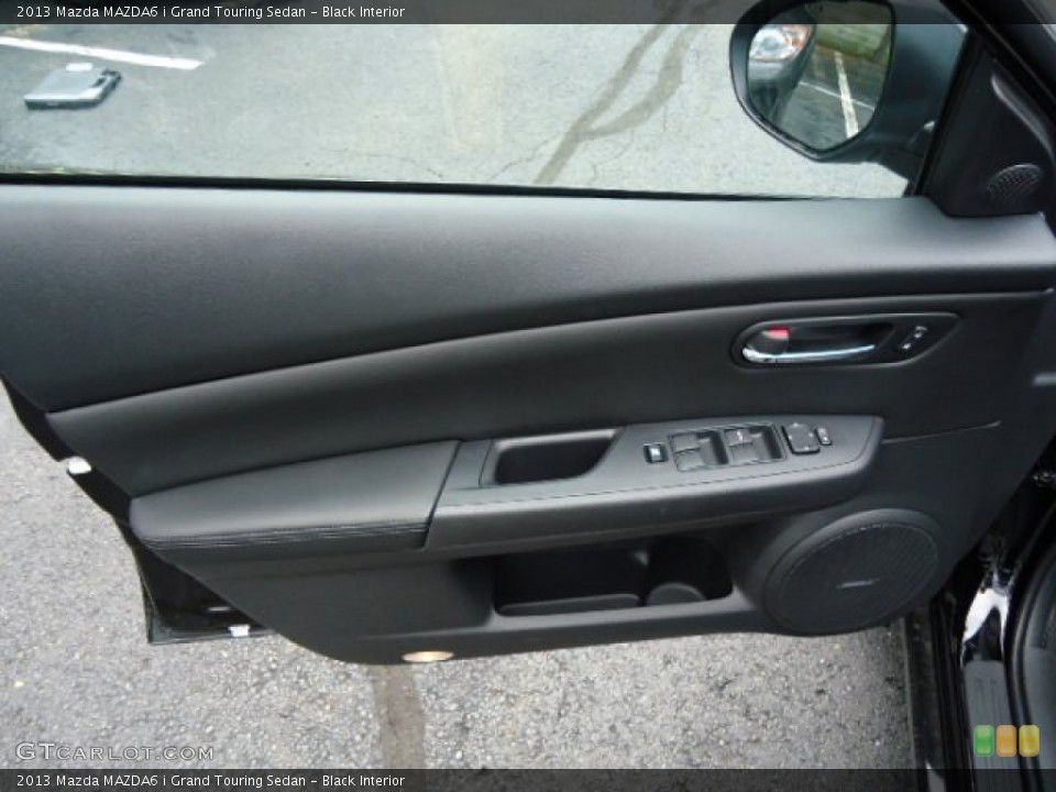 Black Interior Door Panel for the 2013 Mazda MAZDA6 i Grand Touring Sedan #68238976