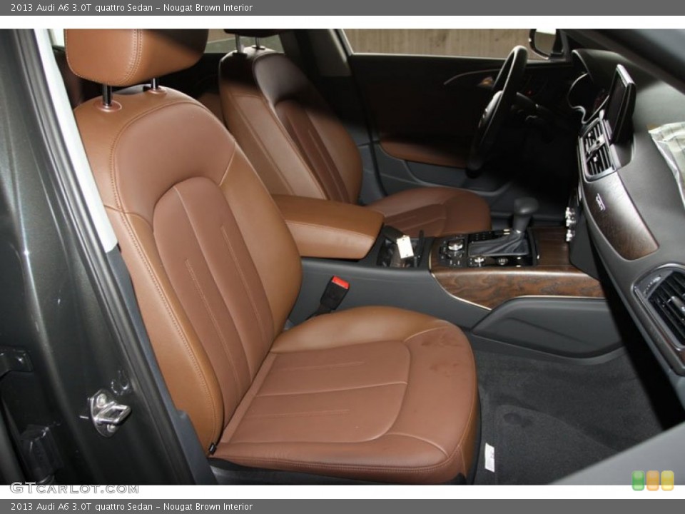 Nougat Brown Interior Photo for the 2013 Audi A6 3.0T quattro Sedan #68239189