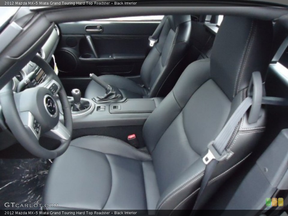 Black Interior Front Seat for the 2012 Mazda MX-5 Miata Grand Touring Hard Top Roadster #68239300