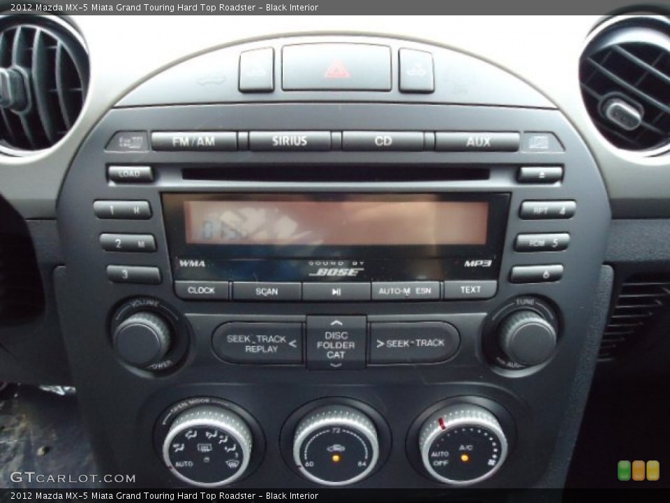 Black Interior Controls for the 2012 Mazda MX-5 Miata Grand Touring Hard Top Roadster #68239354