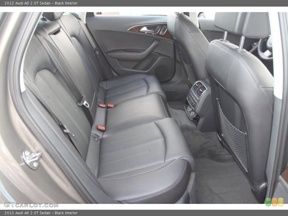Black Interior Rear Seat for the 2013 Audi A6 2.0T Sedan #68239441
