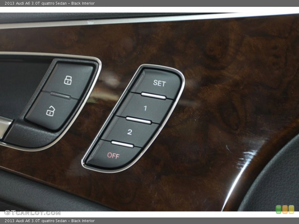 Black Interior Controls for the 2013 Audi A6 3.0T quattro Sedan #68240404