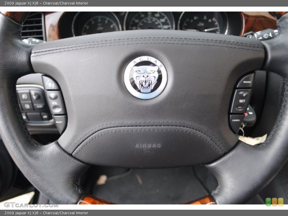 Charcoal/Charcoal Interior Controls for the 2009 Jaguar XJ XJ8 #68241247