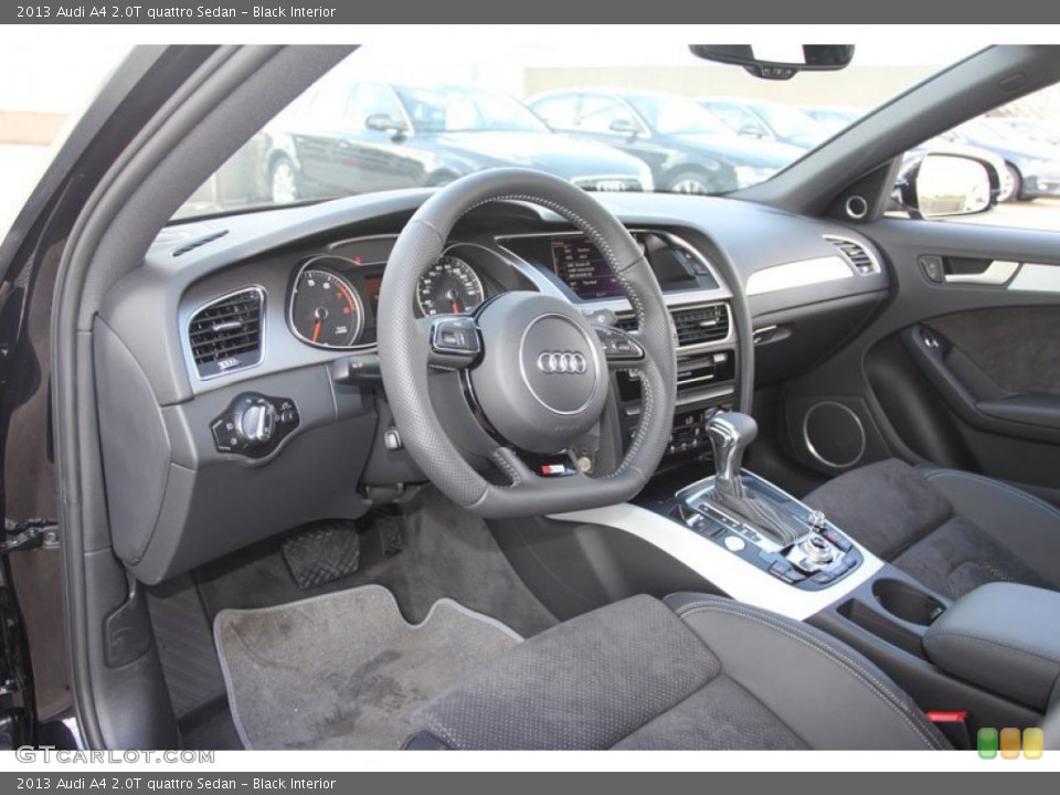 Black Interior Prime Interior for the 2013 Audi A4 2.0T quattro Sedan #68241301