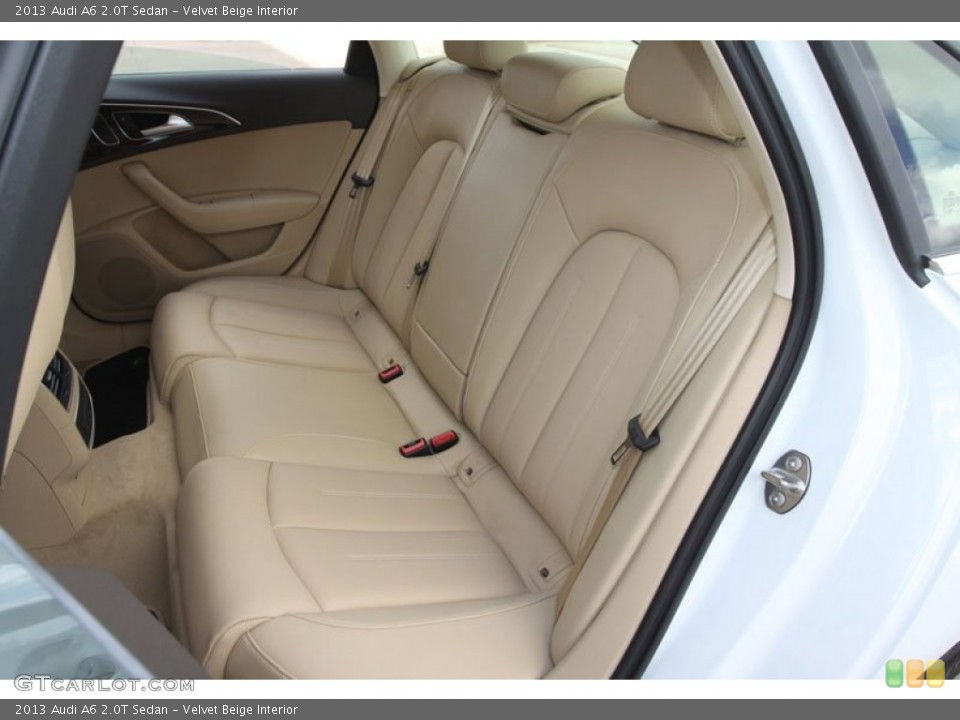 Velvet Beige Interior Rear Seat for the 2013 Audi A6 2.0T Sedan #68242066