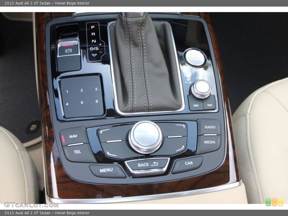 Velvet Beige Interior Controls for the 2013 Audi A6 2.0T Sedan #68242135