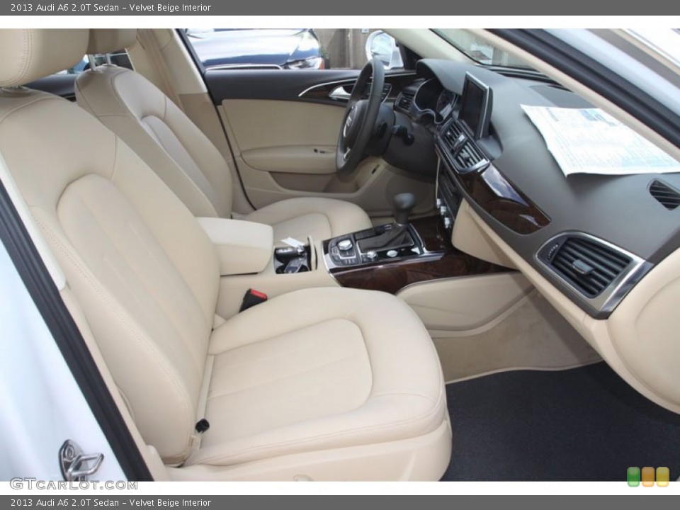 Velvet Beige Interior Photo for the 2013 Audi A6 2.0T Sedan #68242177