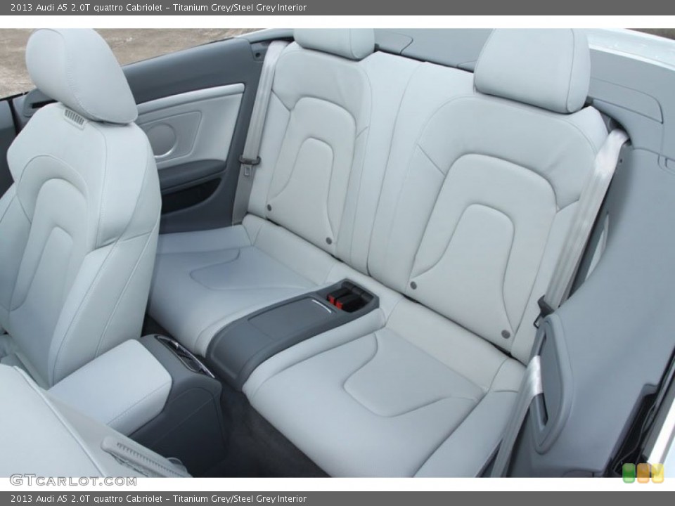 Titanium Grey/Steel Grey Interior Rear Seat for the 2013 Audi A5 2.0T quattro Cabriolet #68242588