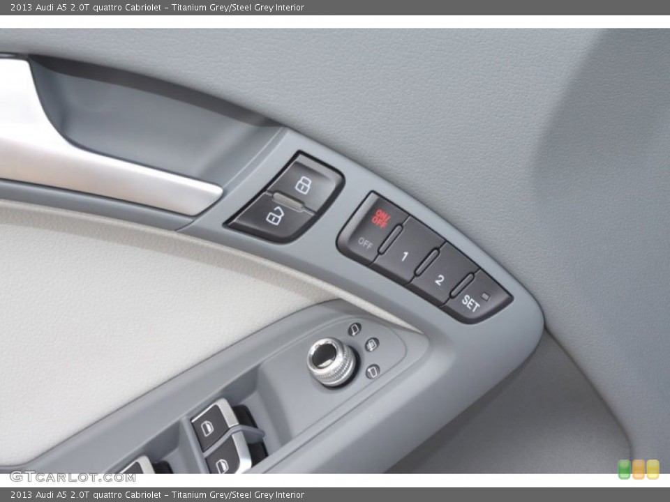 Titanium Grey/Steel Grey Interior Controls for the 2013 Audi A5 2.0T quattro Cabriolet #68242632