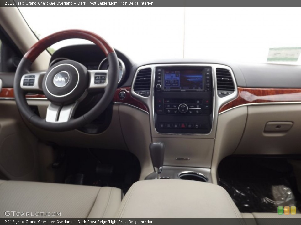 Dark Frost Beige/Light Frost Beige Interior Dashboard for the 2012 Jeep Grand Cherokee Overland #68242654