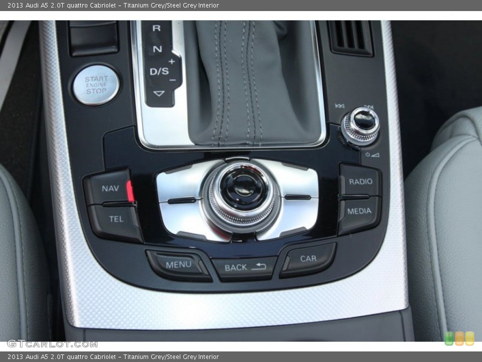 Titanium Grey/Steel Grey Interior Controls for the 2013 Audi A5 2.0T quattro Cabriolet #68242672