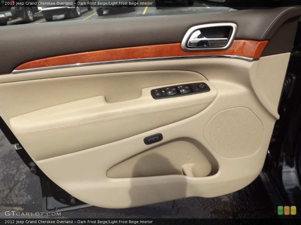 Dark Frost Beige/Light Frost Beige Interior Door Panel for the 2012 Jeep Grand Cherokee Overland #68242675