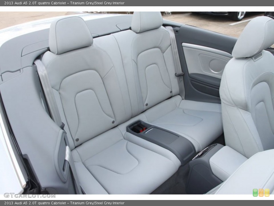 Titanium Grey/Steel Grey Interior Rear Seat for the 2013 Audi A5 2.0T quattro Cabriolet #68242690