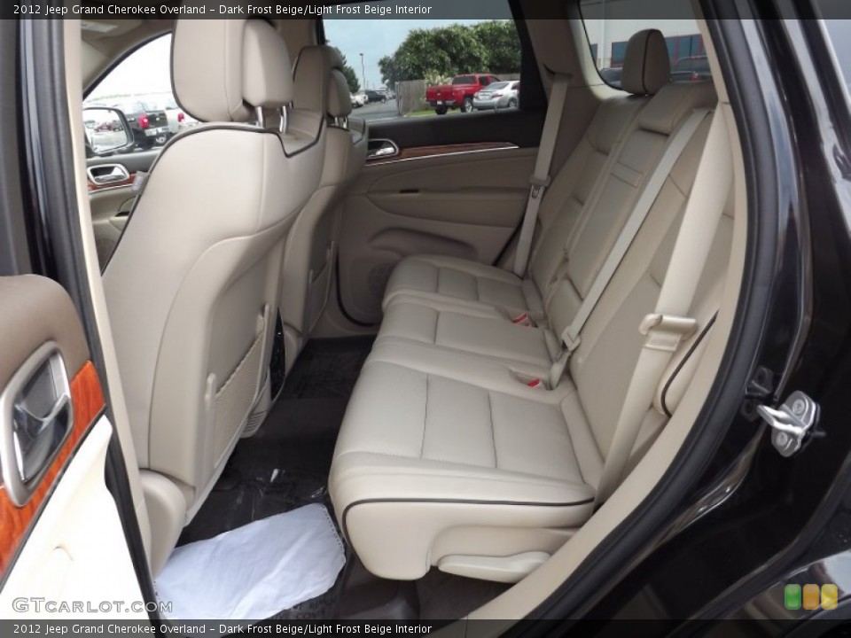 Dark Frost Beige/Light Frost Beige Interior Rear Seat for the 2012 Jeep Grand Cherokee Overland #68242693