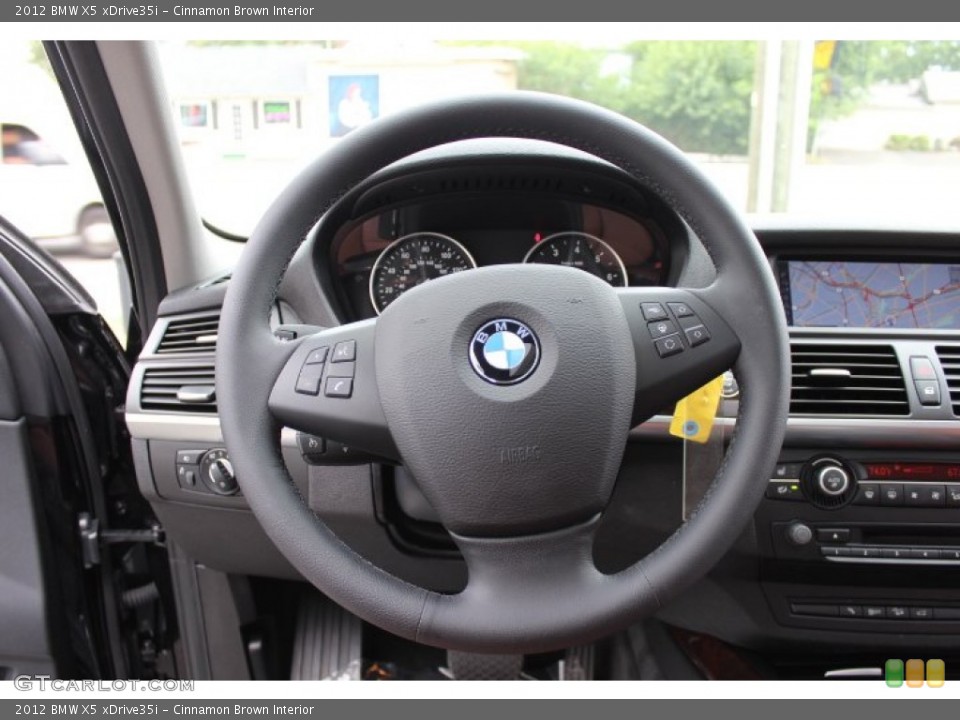Cinnamon Brown Interior Steering Wheel for the 2012 BMW X5 xDrive35i #68242813