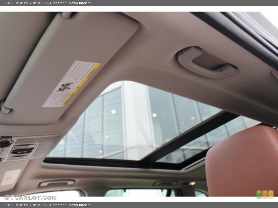 Cinnamon Brown Interior Sunroof for the 2012 BMW X5 xDrive35i #68242846