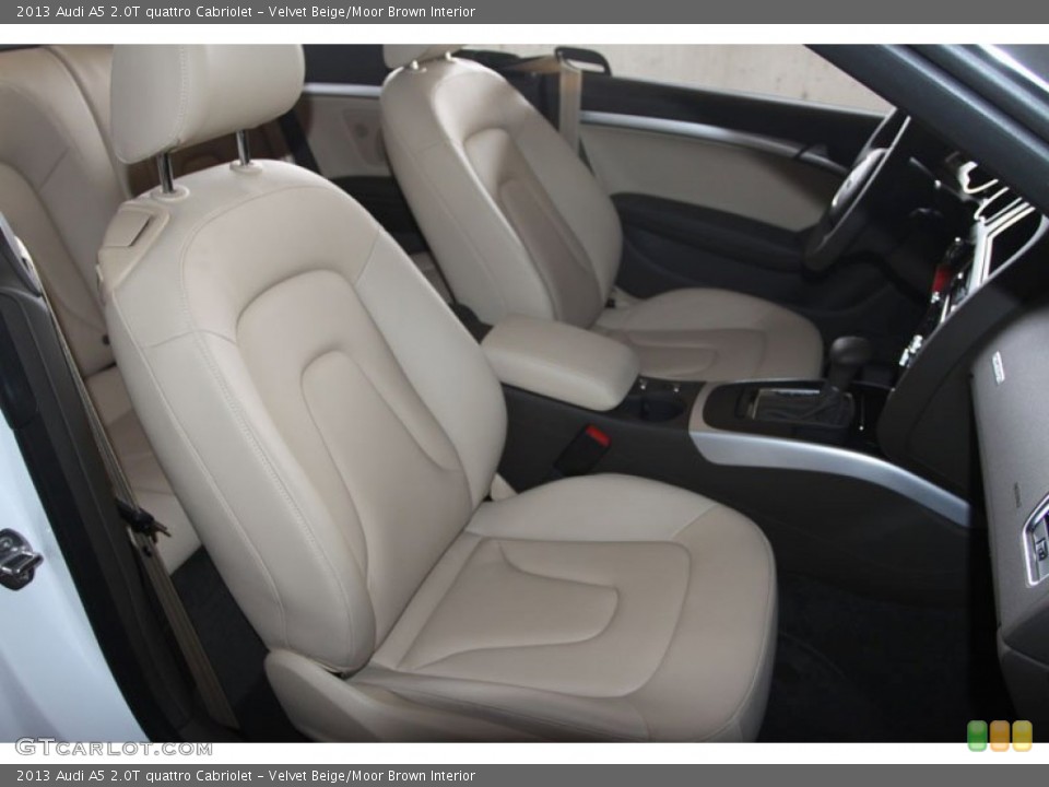 Velvet Beige/Moor Brown Interior Photo for the 2013 Audi A5 2.0T quattro Cabriolet #68242990