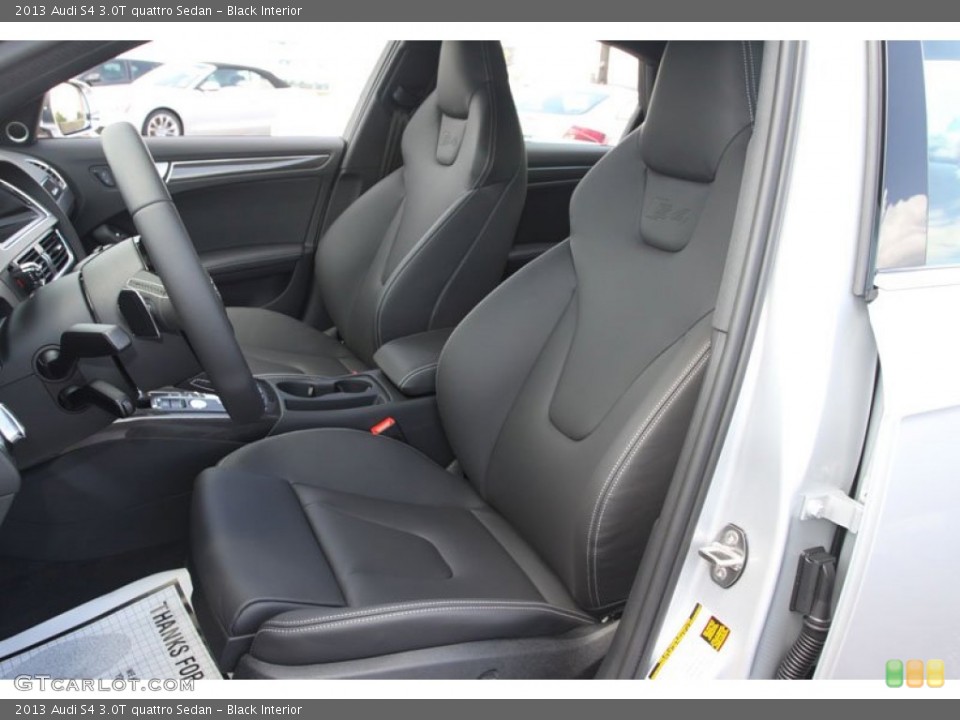 Black Interior Front Seat for the 2013 Audi S4 3.0T quattro Sedan #68243125