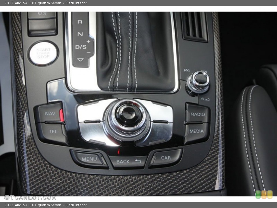 Black Interior Controls for the 2013 Audi S4 3.0T quattro Sedan #68243170