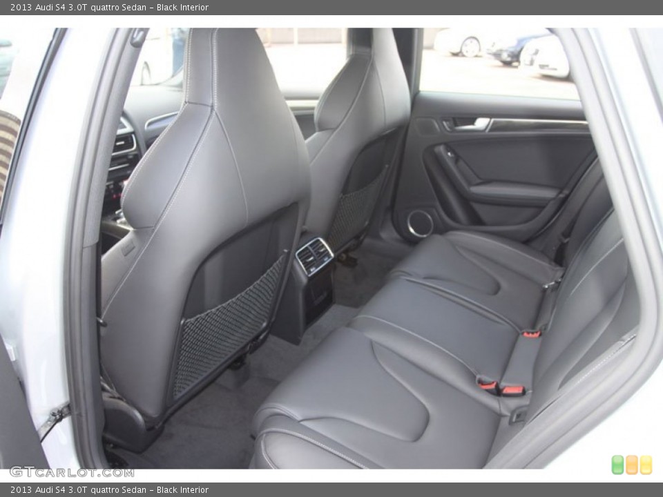 Black Interior Rear Seat for the 2013 Audi S4 3.0T quattro Sedan #68243179