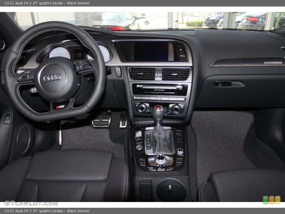 Black Interior Dashboard for the 2013 Audi S4 3.0T quattro Sedan #68243416