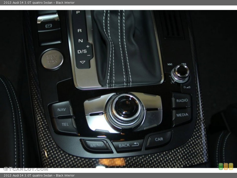 Black Interior Controls for the 2013 Audi S4 3.0T quattro Sedan #68243443