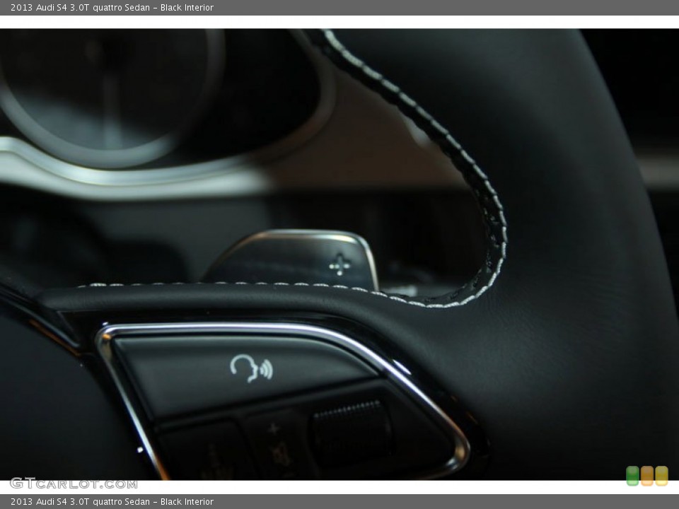 Black Interior Controls for the 2013 Audi S4 3.0T quattro Sedan #68243476