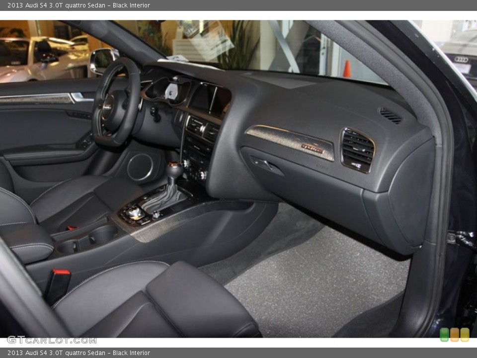 Black Interior Dashboard for the 2013 Audi S4 3.0T quattro Sedan #68243536