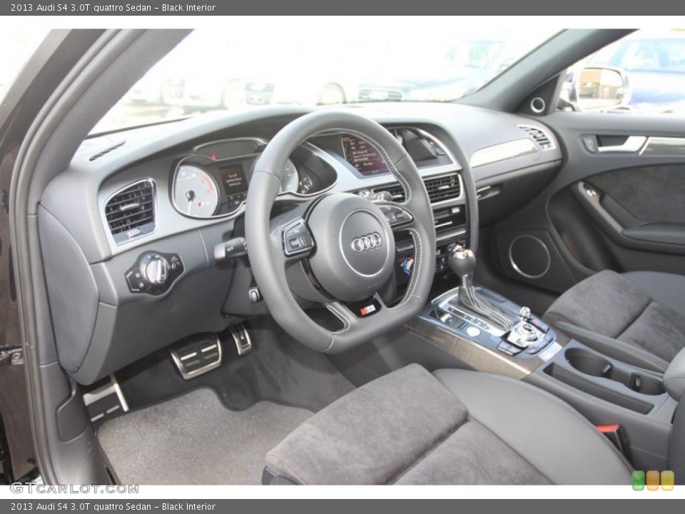 Black Interior Prime Interior for the 2013 Audi S4 3.0T quattro Sedan #68243926