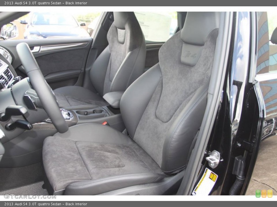 Black Interior Front Seat for the 2013 Audi S4 3.0T quattro Sedan #68243935