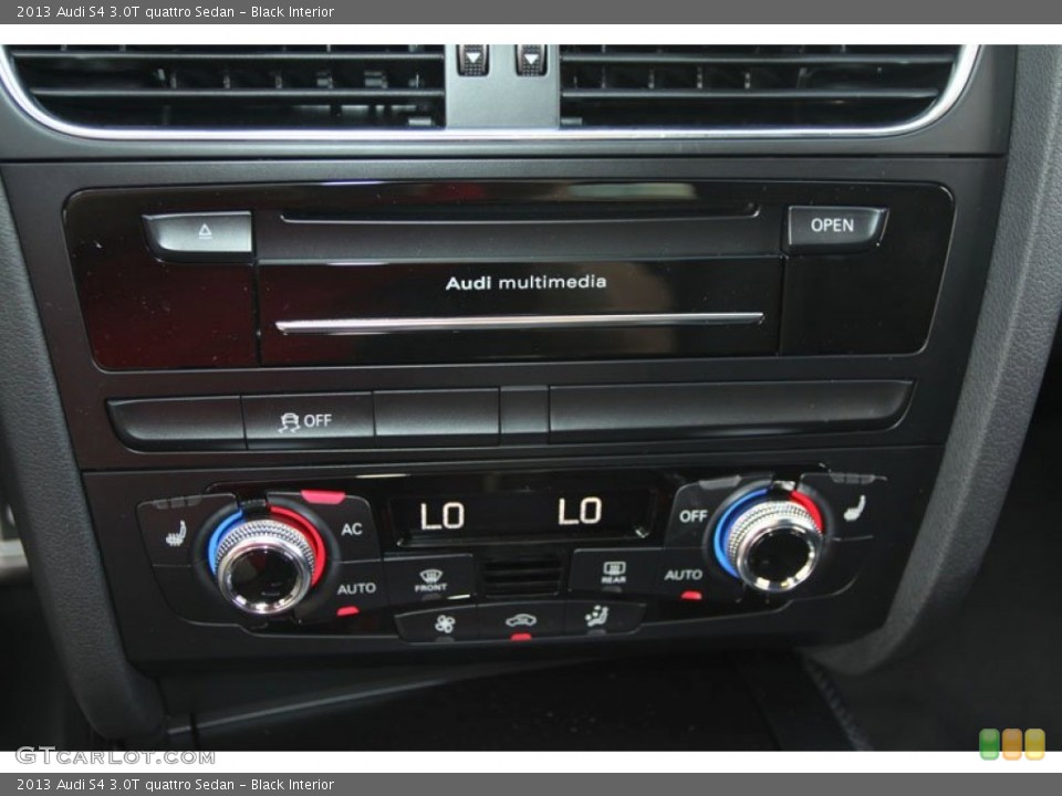 Black Interior Controls for the 2013 Audi S4 3.0T quattro Sedan #68243995