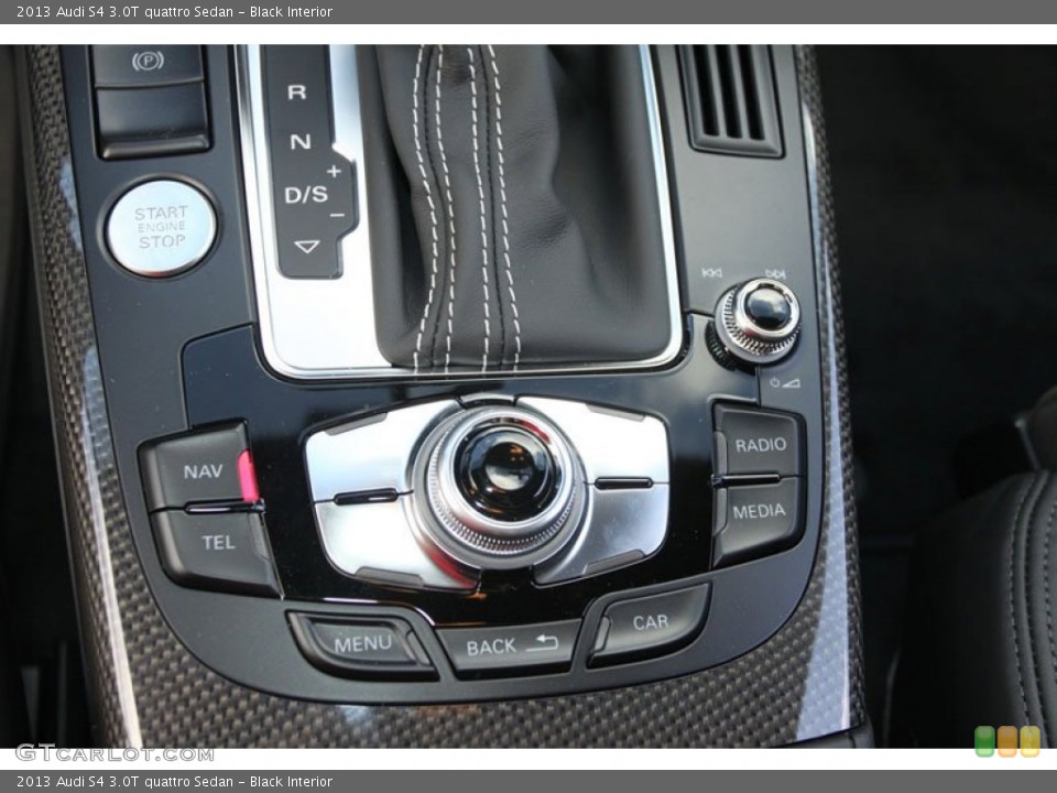 Black Interior Controls for the 2013 Audi S4 3.0T quattro Sedan #68244004