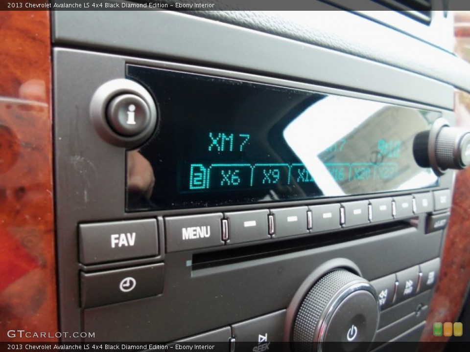 Ebony Interior Audio System for the 2013 Chevrolet Avalanche LS 4x4 Black Diamond Edition #68245288