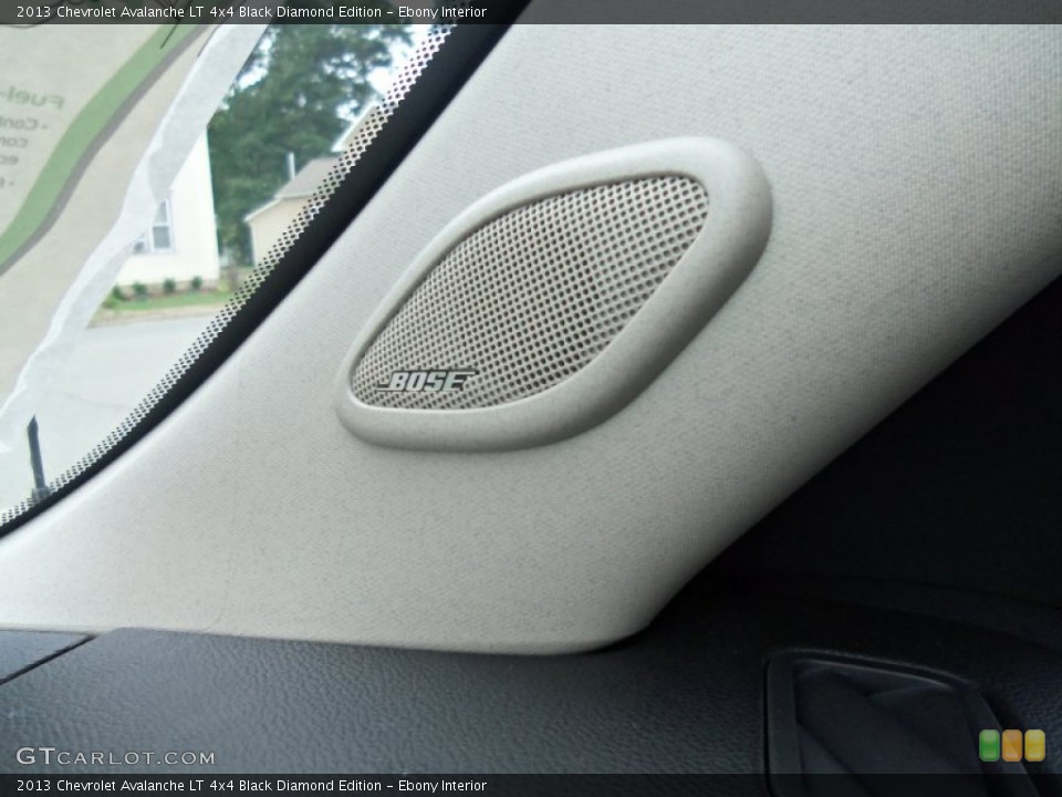 Ebony Interior Audio System for the 2013 Chevrolet Avalanche LT 4x4 Black Diamond Edition #68245783