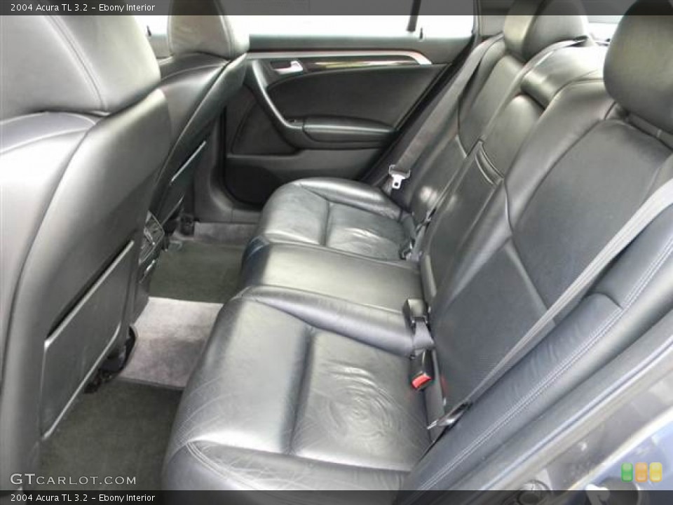 Ebony Interior Rear Seat for the 2004 Acura TL 3.2 #68246255