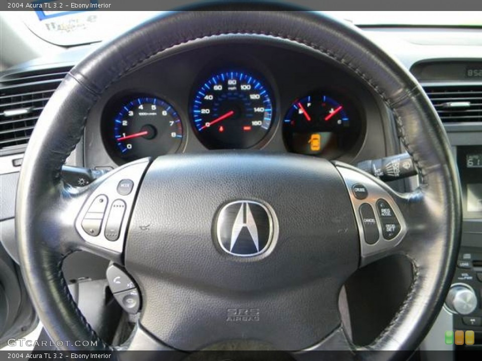 Ebony Interior Steering Wheel for the 2004 Acura TL 3.2 #68246335