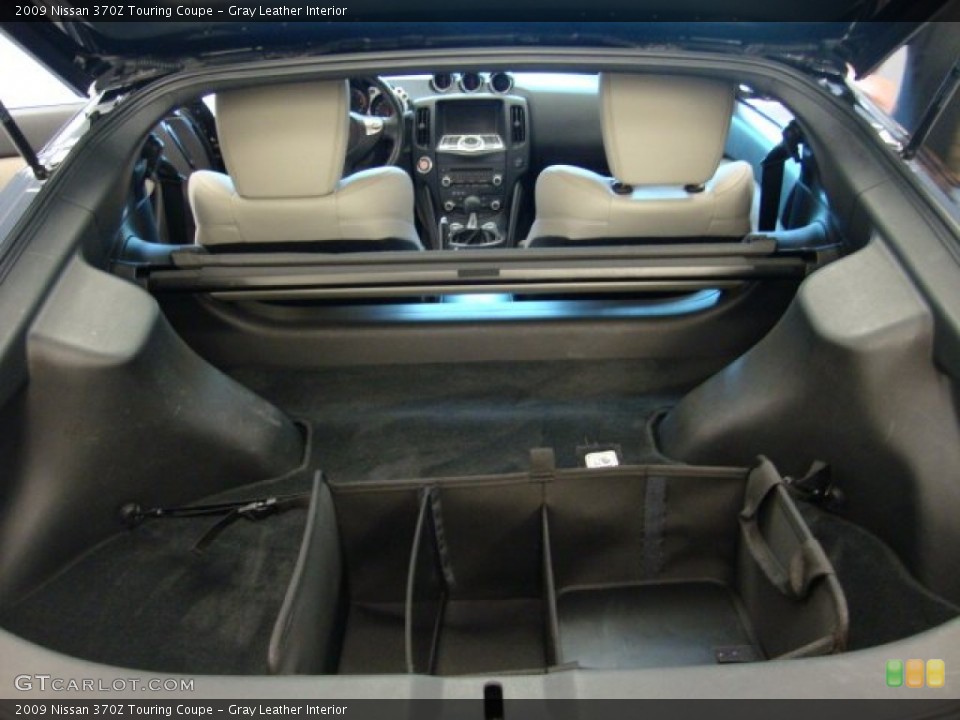 Gray Leather Interior Trunk for the 2009 Nissan 370Z Touring Coupe #68246401