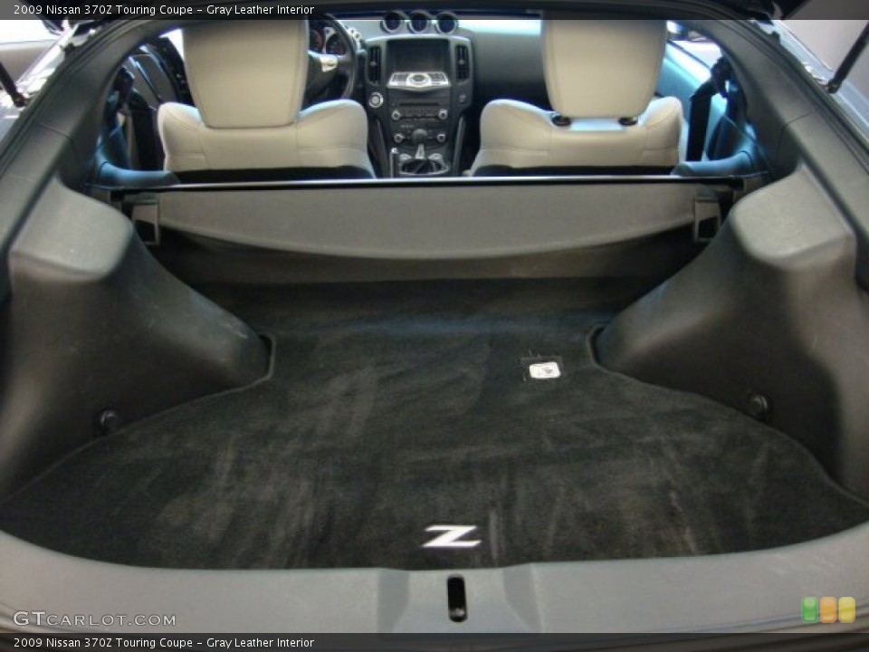 Gray Leather Interior Trunk for the 2009 Nissan 370Z Touring Coupe #68246419