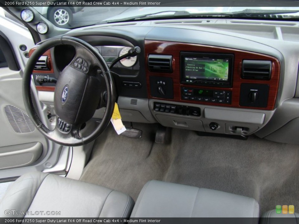 Medium Flint Interior Dashboard for the 2006 Ford F250 Super Duty Lariat FX4 Off Road Crew Cab 4x4 #68248489