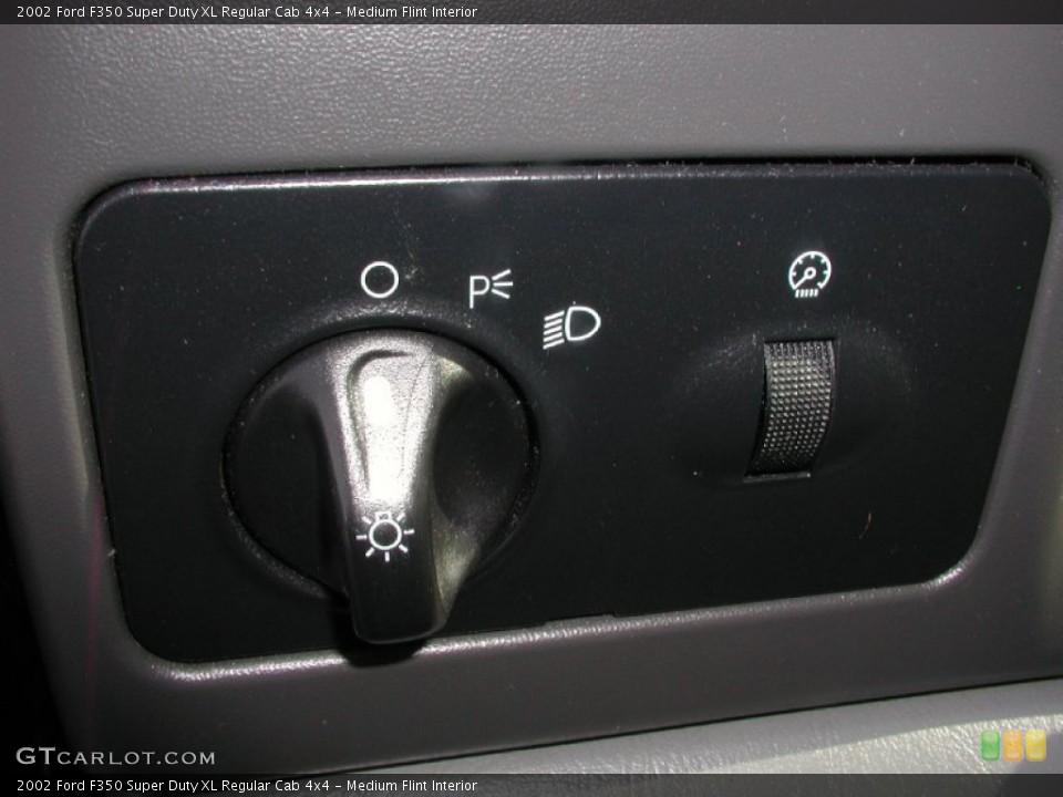 Medium Flint Interior Controls for the 2002 Ford F350 Super Duty XL Regular Cab 4x4 #68248672