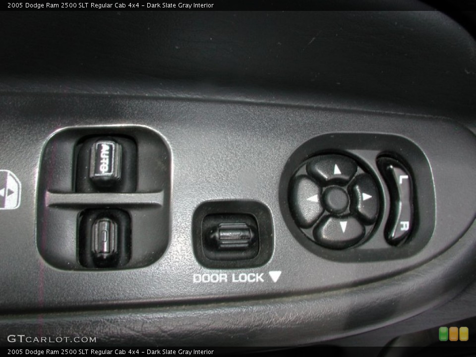 Dark Slate Gray Interior Controls for the 2005 Dodge Ram 2500 SLT Regular Cab 4x4 #68248912