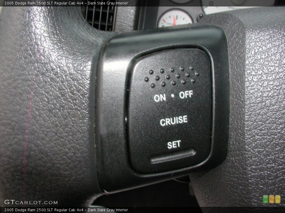 Dark Slate Gray Interior Controls for the 2005 Dodge Ram 2500 SLT Regular Cab 4x4 #68248942