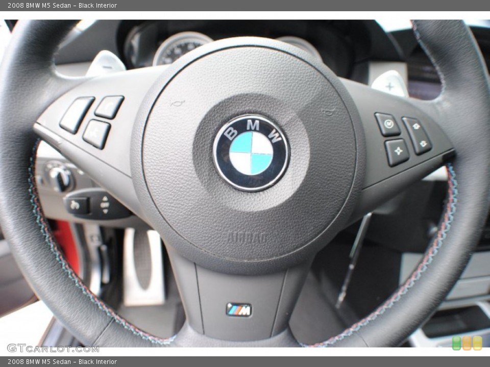 Black Interior Controls for the 2008 BMW M5 Sedan #68249403