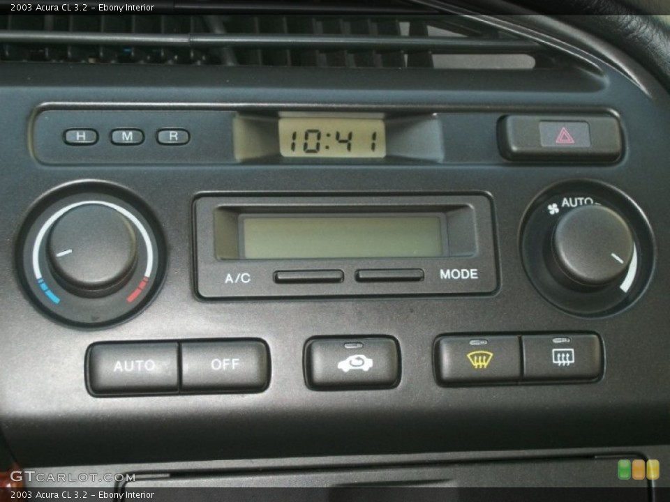 Ebony Interior Controls for the 2003 Acura CL 3.2 #68250782