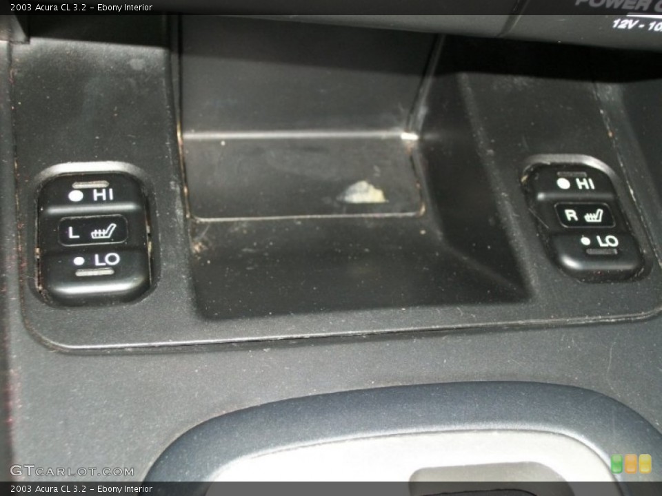 Ebony Interior Controls for the 2003 Acura CL 3.2 #68250793
