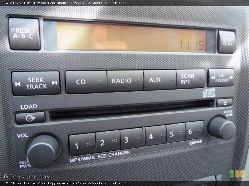 SV Sport Graphite Interior Audio System for the 2012 Nissan Frontier SV Sport Appearance Crew Cab #68253556