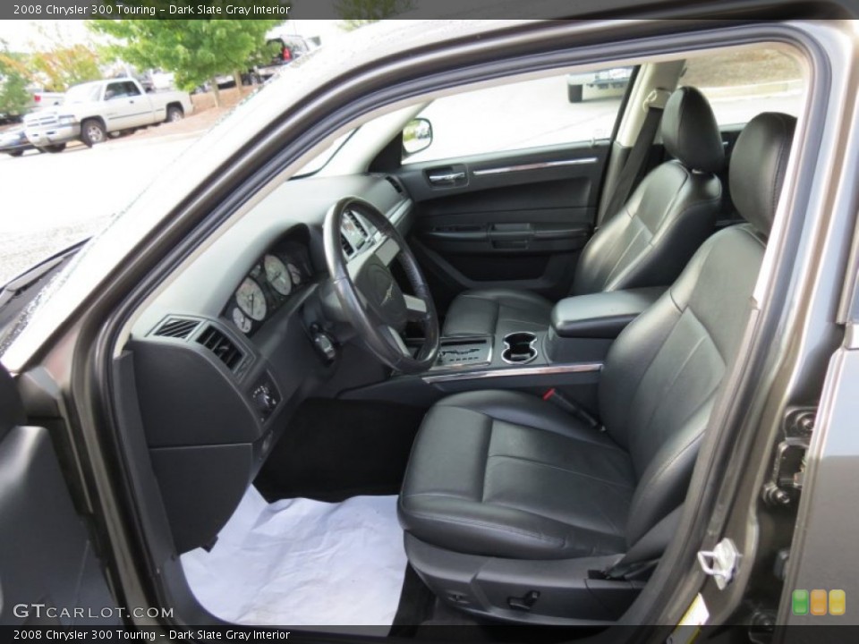Dark Slate Gray Interior Front Seat for the 2008 Chrysler 300 Touring #68255536